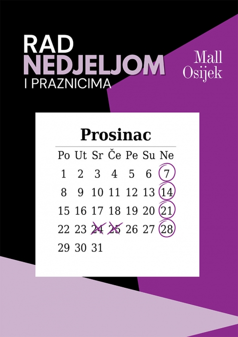 Radno vrijeme prosinac 2025.