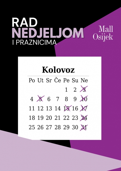 Radno vrijeme kolovoz 2025.