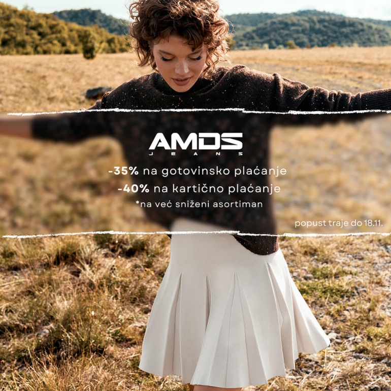 Sniženje u trgovini Amadeus