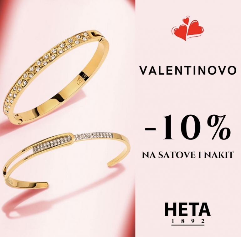 VALENTINOVO - 10% NA SVE