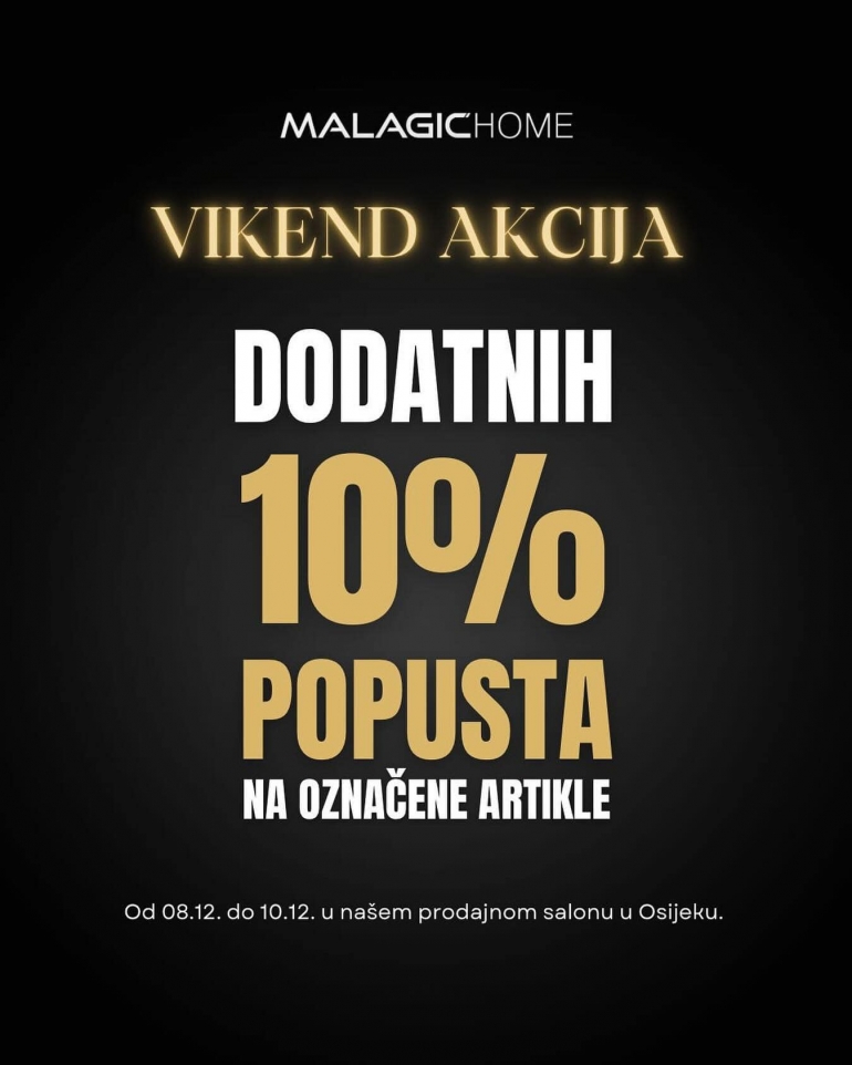 VIKEND AKCIJA -10% 