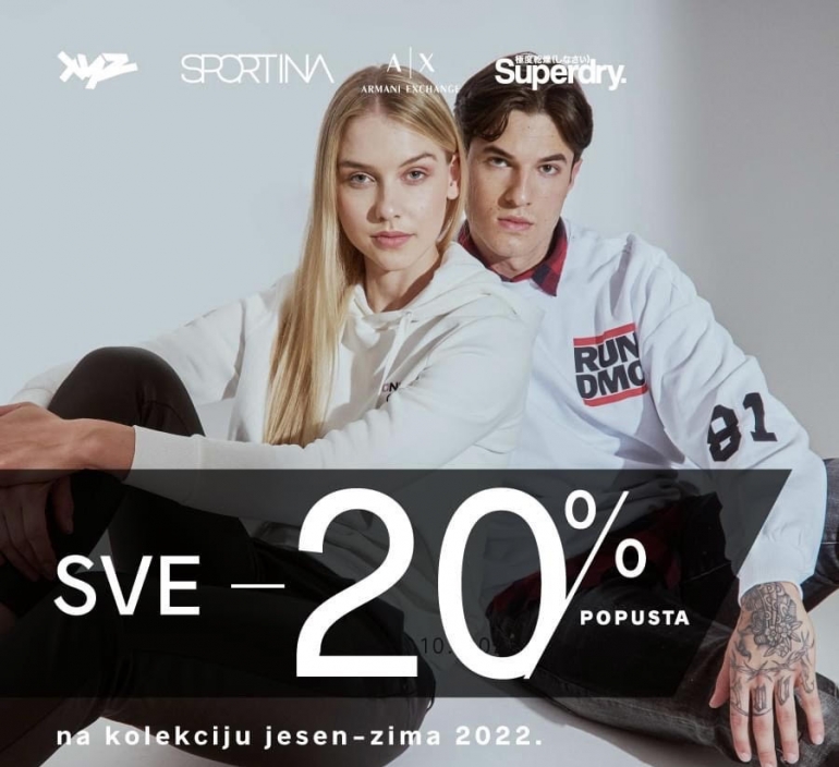 SVE -20% POPUSTA U SPORTINI