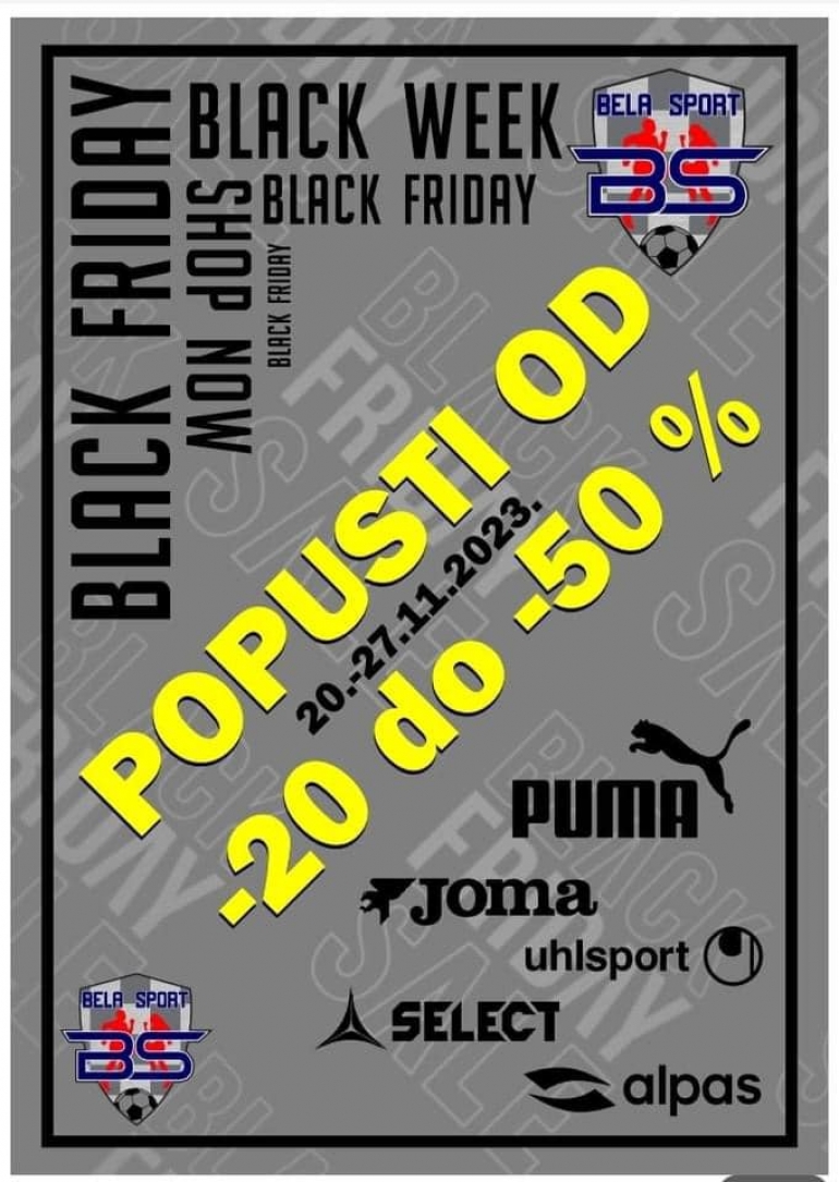 BLACK WEEK BELA SPORT