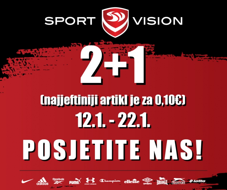 2+1 u #SportVision trgovini!