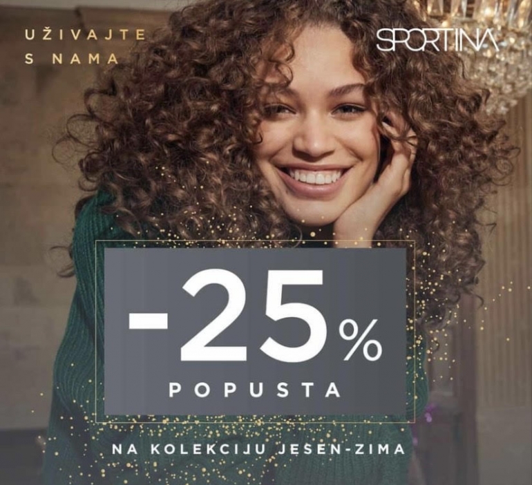 -25% POPUSTA U SPORTINI