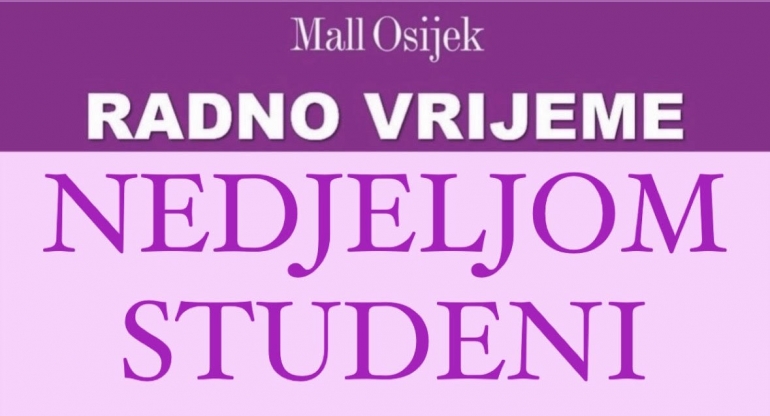  RADNE NEDJELJE U STUDENOM