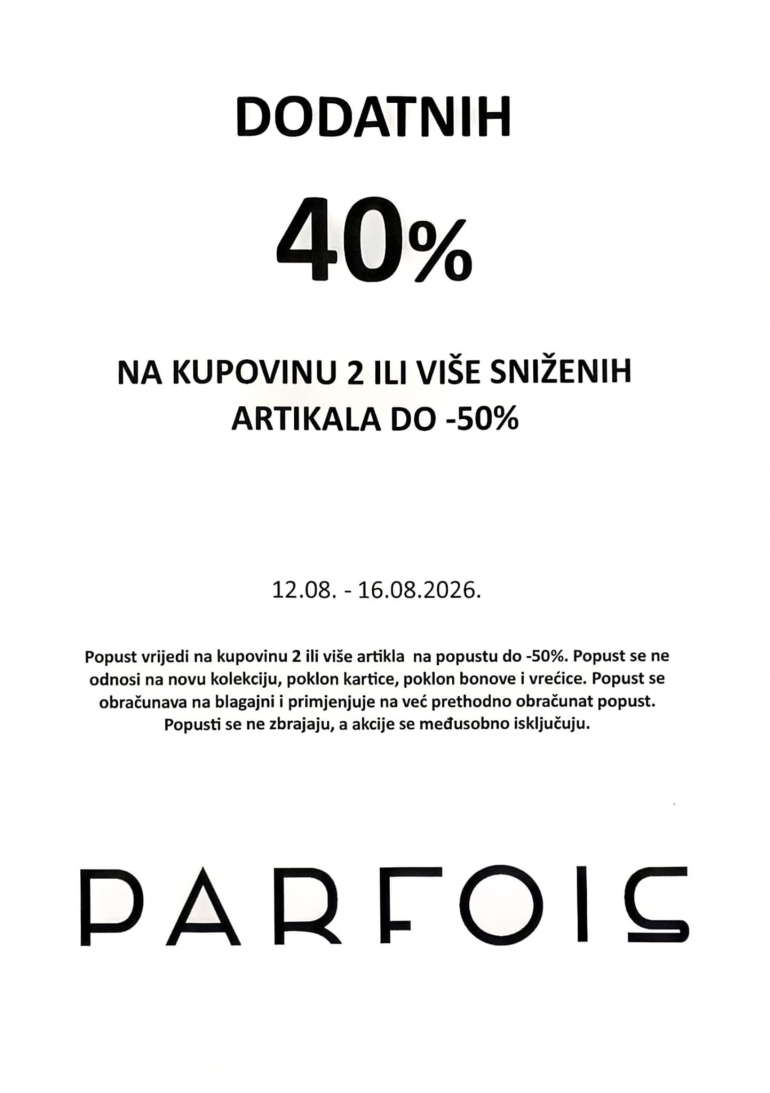 PARFOIS POPUSTI