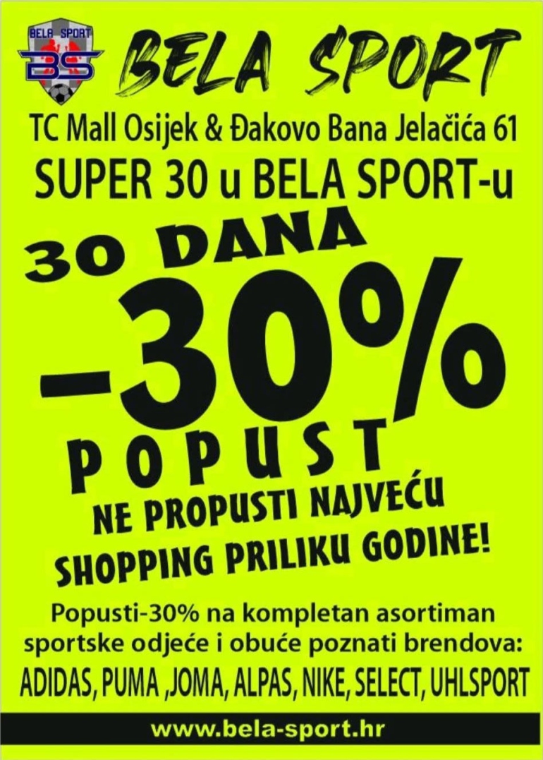 SUPER 30 U BELA SPORTU