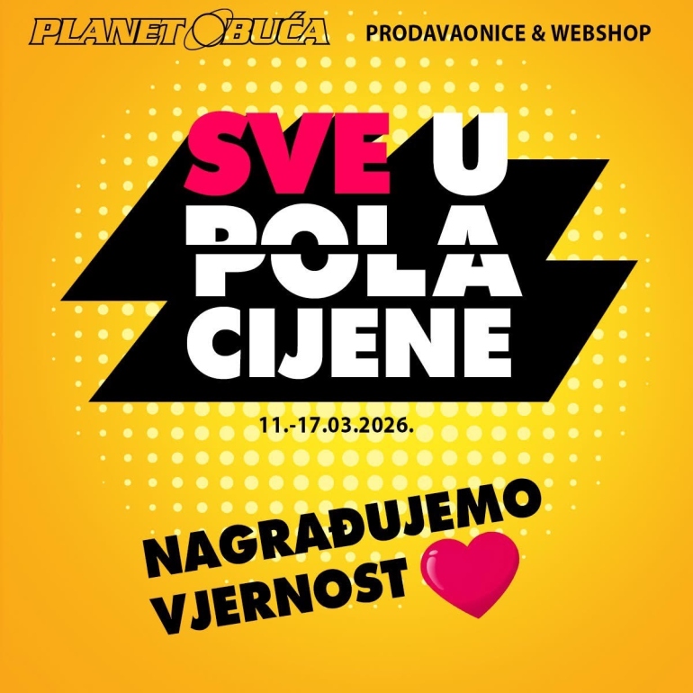 SVE U POLA CIJENE